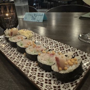 Sado - Hamachi roll again - Sushi Bars Near Me - St. Louis, Missouri Sado - Hamachi roll again - Sushi Bars Near Me - St. Louis, Missouri