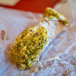 Mike's Pastry - Pistachio cannoli...snuck this one into Harvard