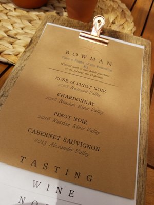 Menu photo 7 Bowman Cellars Graton, CA
