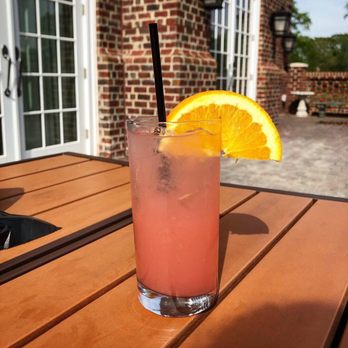 Peck & Plume - Mayton-ade $10 vodka, lemon, campari, simple syrup, soda water - American Near Me - Cary, North Carolina