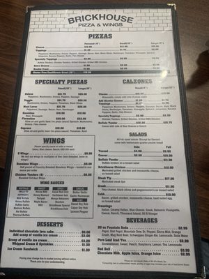 Menu photo 3 Brickhouse Pizza & Wings Keene, NH