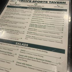 Hertsch's Package Goods & Tavern - Menu