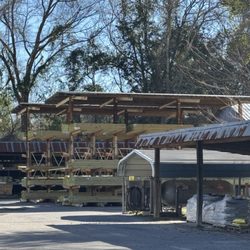 Hurley Hardware - Lumber yard at Hurley Hardware in Hurley, Mississippi.
