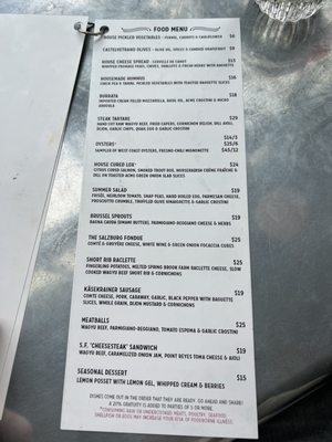 Menu photo 8 Union Larder San Francisco, CA Menu photo 8 Union Larder San Francisco, CA