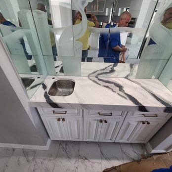 Absolute Marble And Granite - Beautiful vanity done In porcelain - Flooring Near Me - Pompano Beach, Florida Absolute Marble And Granite - Beautiful vanity done In porcelain - Flooring Near Me - Pompano Beach, Florida