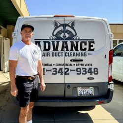 Advance Air Duct Cleaning - Heading out to bring clean indoor air to a local business