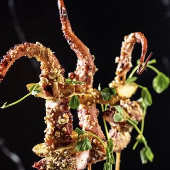 Moon's Daughter - Thompson San Antonio - This is the restaurant's professional pics of their food. Octopus - Mediterranean Near Me - San Antonio, Texas Moon's Daughter - Thompson San Antonio - This is the restaurant's professional pics of their food. Octopus - Mediterranean Near Me - San Antonio, Texas