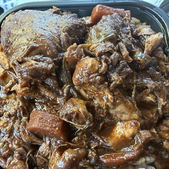 Rude Jerk Kitchen - Stewed Beef - Caribbean Near Me - Ontario, California