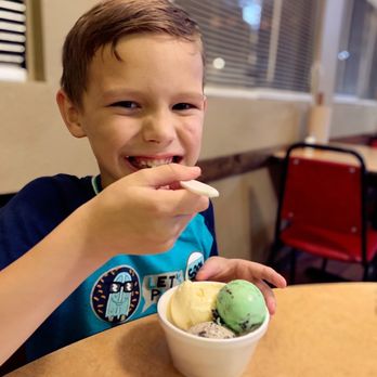 Backdoor Pizzeria - Blue Bell for the grandson! - Pizza Near Me - Hockley, Texas