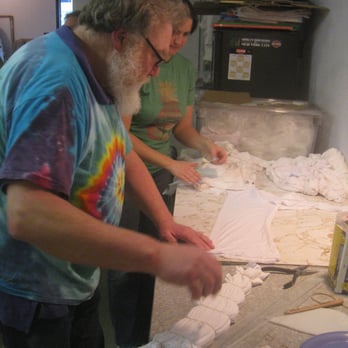 A Brighter World Tie Dye co - Jeremy teaching to fold - Screen Printing/T-Shirt Printing Near Me - Scotts Valley, California A Brighter World Tie Dye co - Jeremy teaching to fold - Screen Printing/T-Shirt Printing Near Me - Scotts Valley, California
