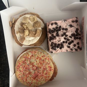 Sweet Gilly’s - Cinnamon Toast Crunch cookie, vanilla cookie sandwich, cherry garcia cake. The goodness. A slice of heaven. Happiness is cake form. - Bakeries Near Me - Frisco, Texas Sweet Gilly’s - Cinnamon Toast Crunch cookie, vanilla cookie sandwich, cherry garcia cake. The goodness. A slice of heaven. Happiness is cake form. - Bakeries Near Me - Frisco, Texas