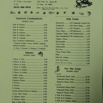 TugBoat Fish & Chips - Menu #22 - Fish & Chips Near Me - El Paso, Texas TugBoat Fish & Chips - Menu #22 - Fish & Chips Near Me - El Paso, Texas