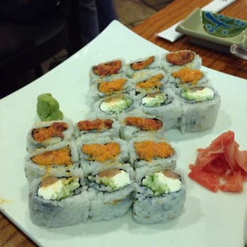 HK Tea and Sushi - Spicy tuna, spicy salmon and philly roll. $8.75 if you come before 5pm everyday - Sushi Bars Near Me - Brooklyn, New York