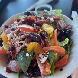 1/2 Greek salad 1/2 Greek salad