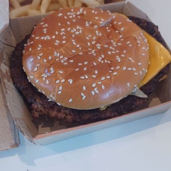 McDonald's - My unsalted fries and a smashed burger. - Fast Food Near Me - Visalia, California McDonald's - My unsalted fries and a smashed burger. - Fast Food Near Me - Visalia, California