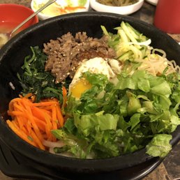 Kimch Hot Stone Dolsot Bibimbap Kimch Hot Stone Dolsot Bibimbap