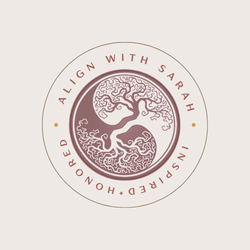 Align With Sarah - Logo for Align with Sarah the Alternative Healing practice of Sarah Misson Body Code Practitioner