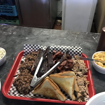 Elmer's BBQ - Small Nelson Plate (small???) it serves 2 people!! - Barbeque Near Me - Tulsa, Oklahoma