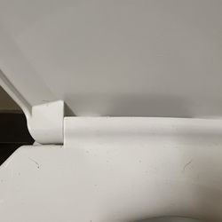Obviously the toilet seat was not cleaned!!!!!