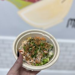 Only Poke - Salmon and rice poke bowl. So yummy!