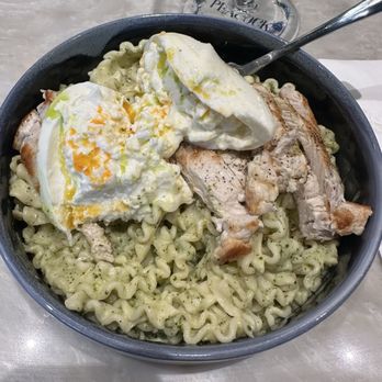 Peacock bar and Grill - Pesto pasta with grilled chicken and burrata - New American Near Me - Cicero, New York Peacock bar and Grill - Pesto pasta with grilled chicken and burrata - New American Near Me - Cicero, New York