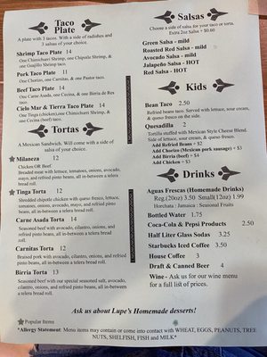 Menu photo 2 Juan & Lupes Kitchen Georgetown, TX Menu photo 2 Juan & Lupes Kitchen Georgetown, TX