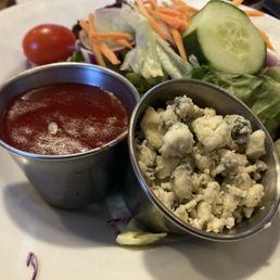 House salad that came with your entrée it was huge and delicious