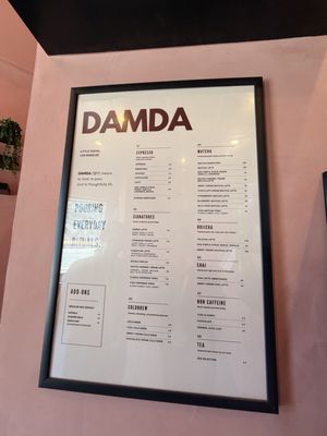 Menu photo 4 Damda Los Angeles, CA