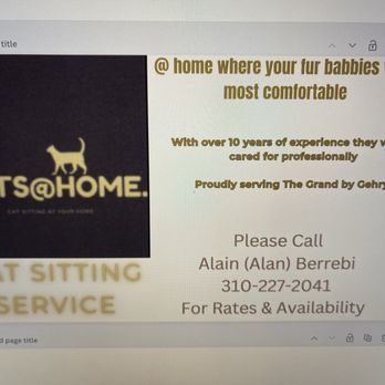 Cats Home - Our ad - Pet Sitting Near Me