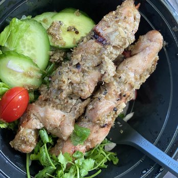 Lúa - Lemongrass chicken skewer bowl - Vietnamese Near Me - Portland, Oregon