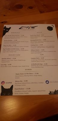 Menu photo 6 Eris Cocktail Lounge Portland, OR Menu photo 6 Eris Cocktail Lounge Portland, OR