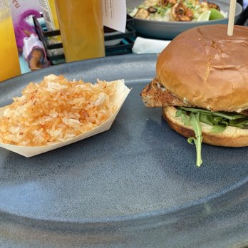 The Naughty Fox - Fish sandwich - New American Near Me - Avalon, California The Naughty Fox - Fish sandwich - New American Near Me - Avalon, California