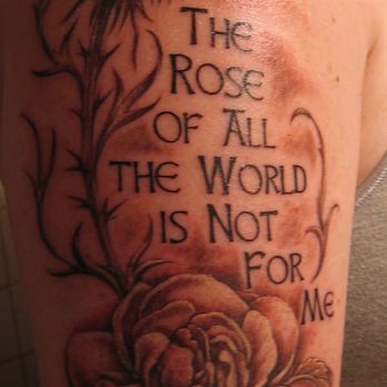 Inkpulsive - The first line of my favorite Scottish poem - by Hugh MacDiarmid. Tattoo by Stacey Sharp. - Tattoo Near Me - Ronkonkoma, New York Inkpulsive - The first line of my favorite Scottish poem - by Hugh MacDiarmid. Tattoo by Stacey Sharp. - Tattoo Near Me - Ronkonkoma, New York
