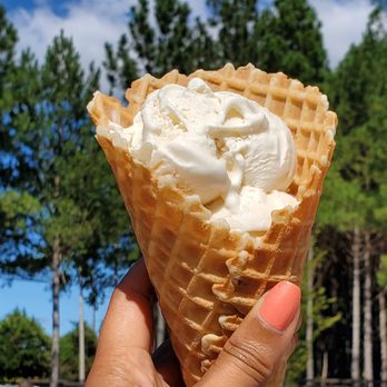 Eno River Farm - Butter Pecan Ice Cream in a Waffle Cone.The best! - Pick Your Own Farms Near Me - Hillsborough, North Carolina Eno River Farm - Butter Pecan Ice Cream in a Waffle Cone.The best! - Pick Your Own Farms Near Me - Hillsborough, North Carolina
