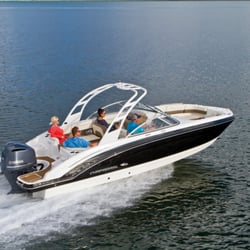 Magnum Boating, Inc. At Indian Pointe Marina - Yes, Chaparral has an outboard! 300 Yamaha on the 25 foot Chaparral Suncoaster.