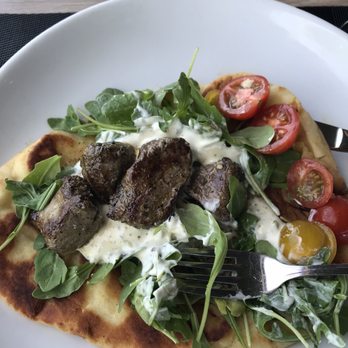 Beeside Balcony - Lamb gyro - Mediterranean Near Me - Del Mar, California