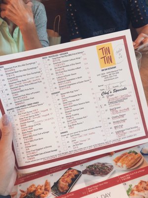 Menu photo 1 Tin Tin Dim Sum Calgary, AB Menu photo 1 Tin Tin Dim Sum Calgary, AB