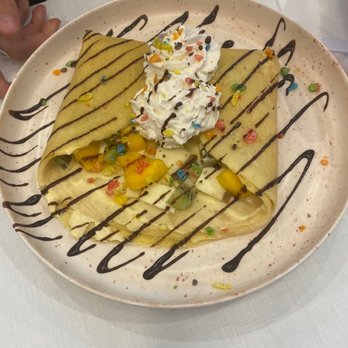 Chillax - fruity pebbles crepe - Ice Cream & Frozen Yogurt Near Me - Houston, Texas Chillax - fruity pebbles crepe - Ice Cream & Frozen Yogurt Near Me - Houston, Texas