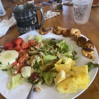 Waldo's - 4 tiny scallops and 4 small shrimp. Disappointed - Seafood Near Me - Vero Beach, Florida Waldo's - 4 tiny scallops and 4 small shrimp. Disappointed - Seafood Near Me - Vero Beach, Florida
