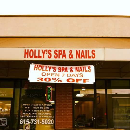 Holly's Spa & Nails Logo
