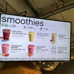 Pita Pit - Smoothie options