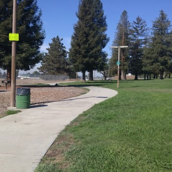 Fernish Park - View of cemented walkway from left side of park - Parks Near Me - San Jose, California