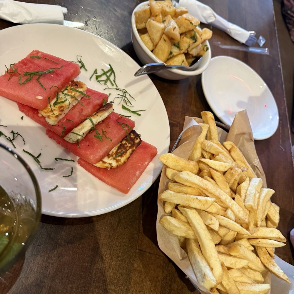 Open Sesame - Feta with watermelon - Mediterranean Near Me - Long Beach, California Open Sesame - Feta with watermelon - Mediterranean Near Me - Long Beach, California