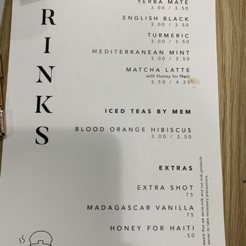 The Nitro Bar- Providence - 3/23/29 Drinks Menu 1 - Coffee & Tea Near Me - Providence, Rhode Island
