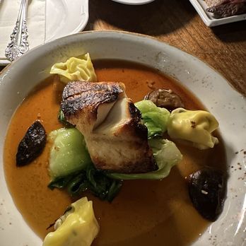 Herringbone Waikiki - Black cod with shrimp dumplings - Seafood Near Me - Honolulu, Hawaii
