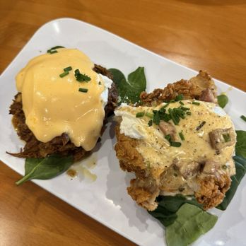 Ruby Slipper Destin - The Peacemaker with Egg Cochon and Chicken of St Charles - Breakfast & Brunch Near Me - Destin, Florida Ruby Slipper Destin - The Peacemaker with Egg Cochon and Chicken of St Charles - Breakfast & Brunch Near Me - Destin, Florida