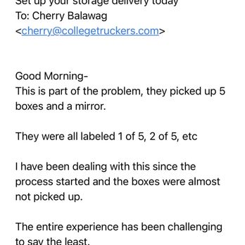 College Truckers - One of man dissatisfied customers - Self Storage Near Me - Brooklyn, New York College Truckers - One of man dissatisfied customers - Self Storage Near Me - Brooklyn, New York