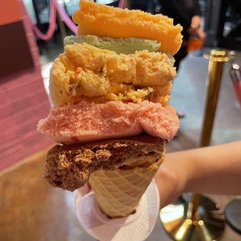 The Original Rainbow Cone - Original rainbow come in a waffle cone - Ice Cream & Frozen Yogurt Near Me - Chicago, Illinois The Original Rainbow Cone - Original rainbow come in a waffle cone - Ice Cream & Frozen Yogurt Near Me - Chicago, Illinois