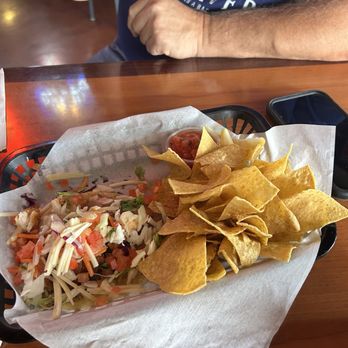 Jacks Place - Fish Tacos with chips - American Near Me - Boulder City, Nevada