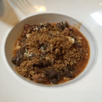 SPQR - Bludnudlen with Blood Sausage Ragu and pig's foot - Italian Near Me - San Francisco, California SPQR - Bludnudlen with Blood Sausage Ragu and pig's foot - Italian Near Me - San Francisco, California
